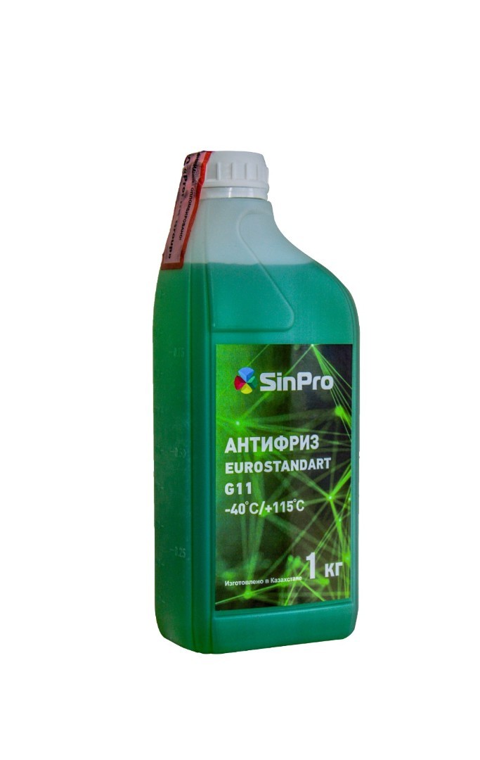 SINPRO АНТИФРИЗ ЗЕЛЁНЫЙ EUROSTANDART G11(-40/+115)1КГ